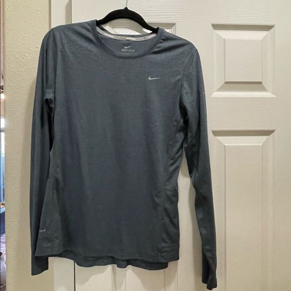 Nike Tops - Blue/grey Nike women dry fit long sleeve